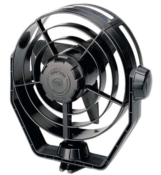 Hella turbo ventilator 12V zwart (8EV003 361-002)