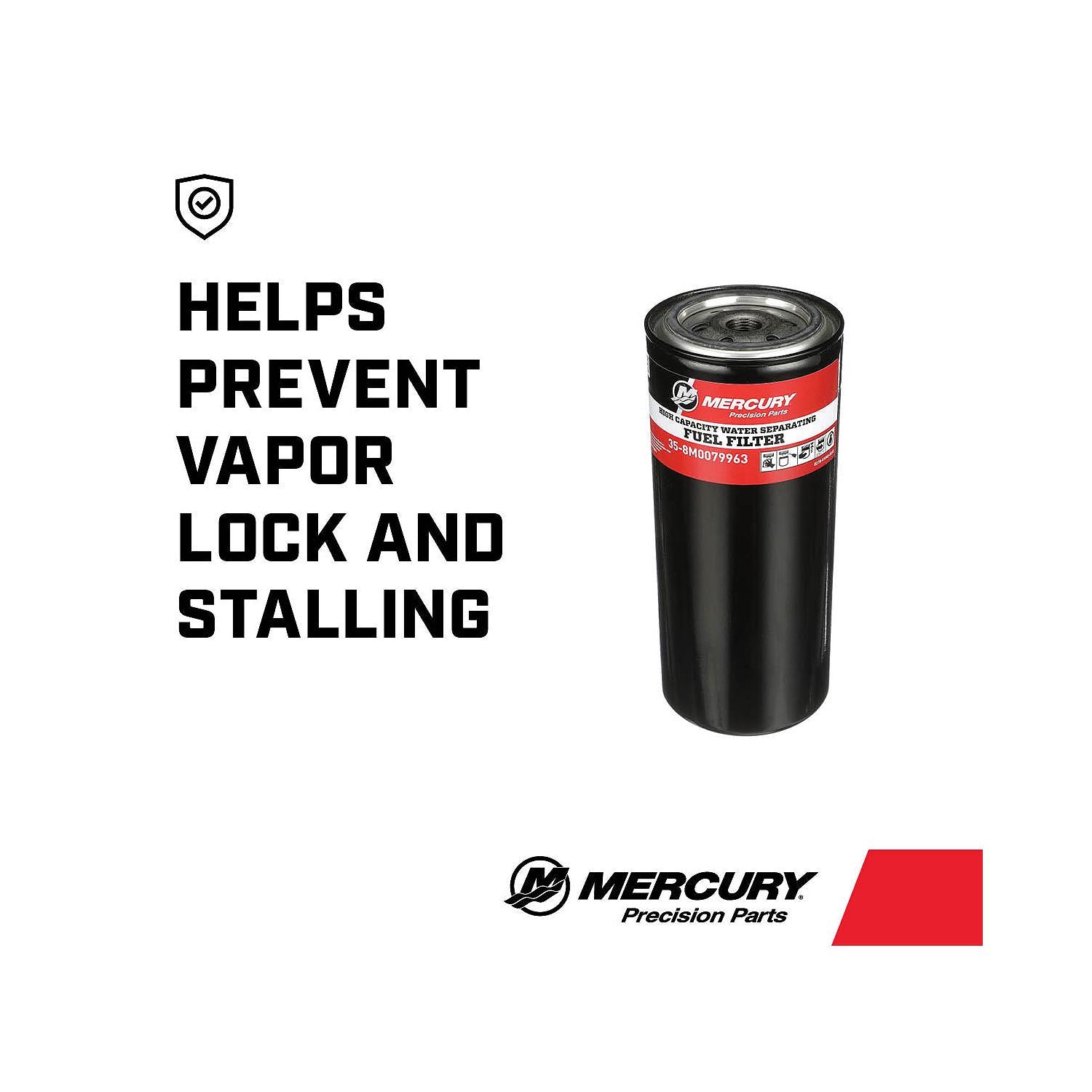 Mercury – High-Volume Water-Separating Fuel Filter | Remote Mount Systems | 35-8M0079963