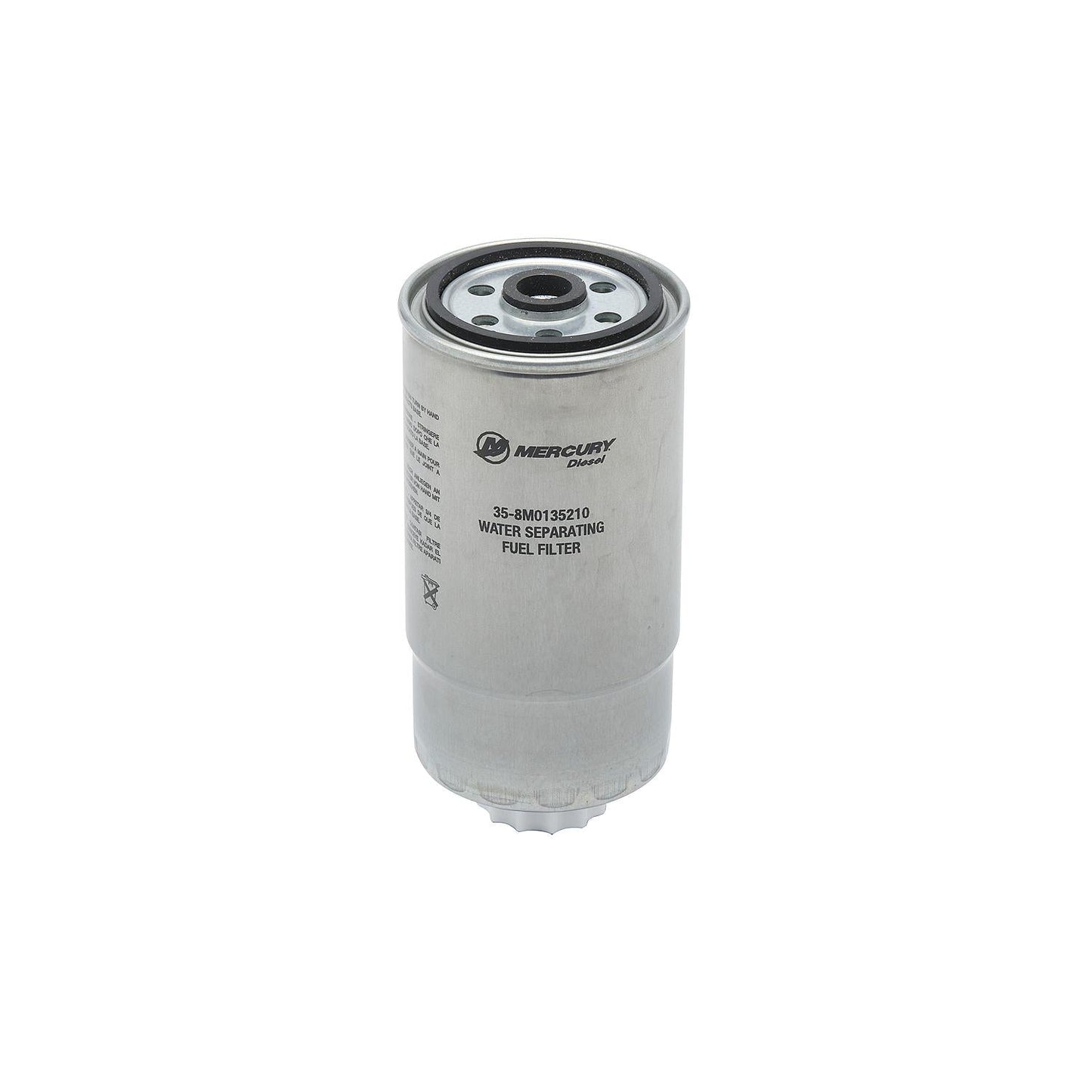 Mercury - Water Separating Fuel Filter - Fits MCM/MIE 3.0L V6 VM Diesel Engines - 35-8M0135210