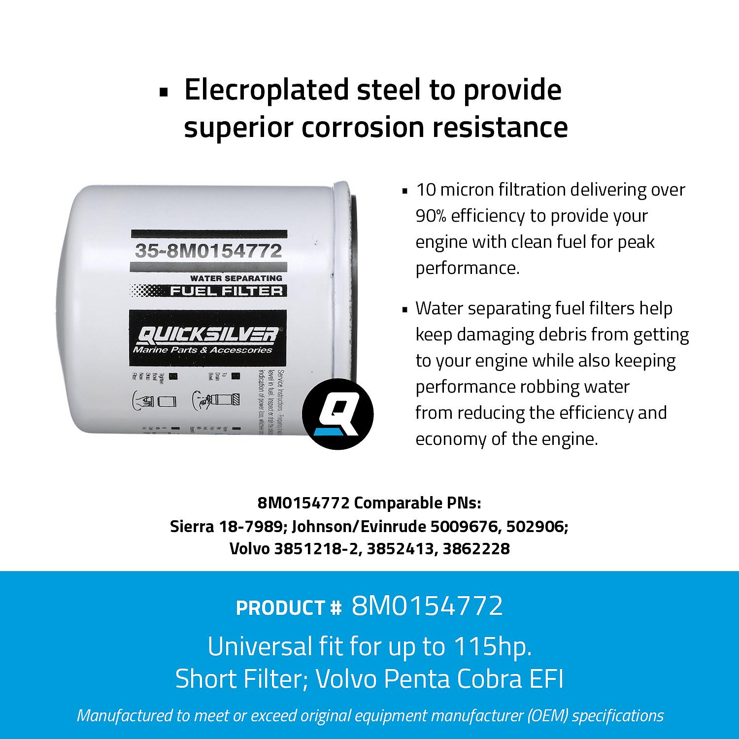 Mercury - WA FILT H20 SEP VP SX-EFI 10M - 8M0154772