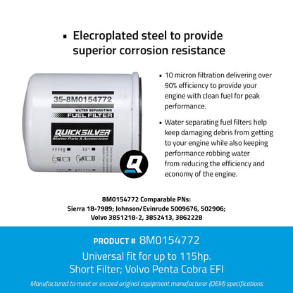 Mercury - WA FILT H20 SEP VP SX-EFI 10M - 8M0154772