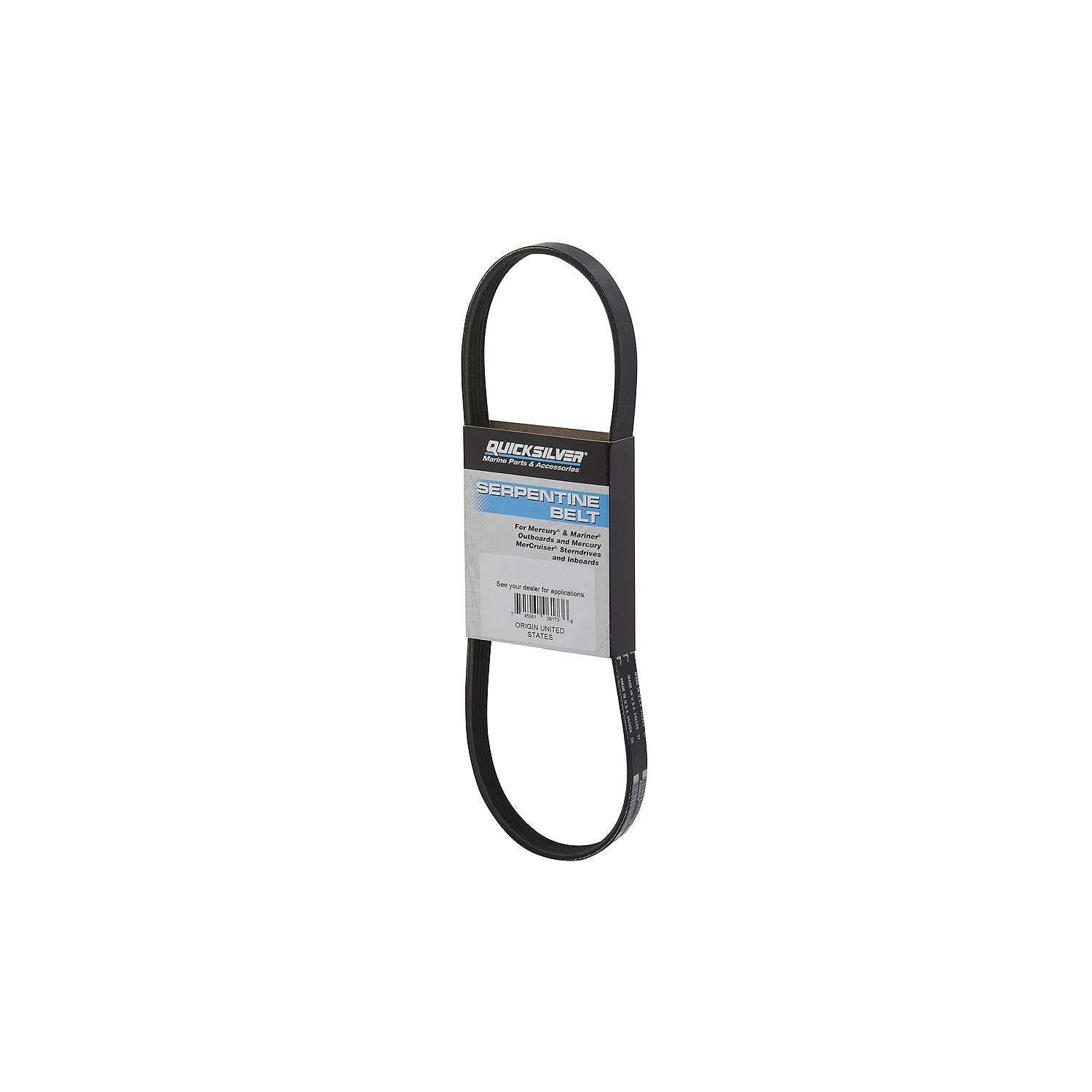 Mercury – Quicksilver 8M0218433 Alternator Belt | High-Output Accessory Drive Series | Reinforced Rubber | 8M0218433