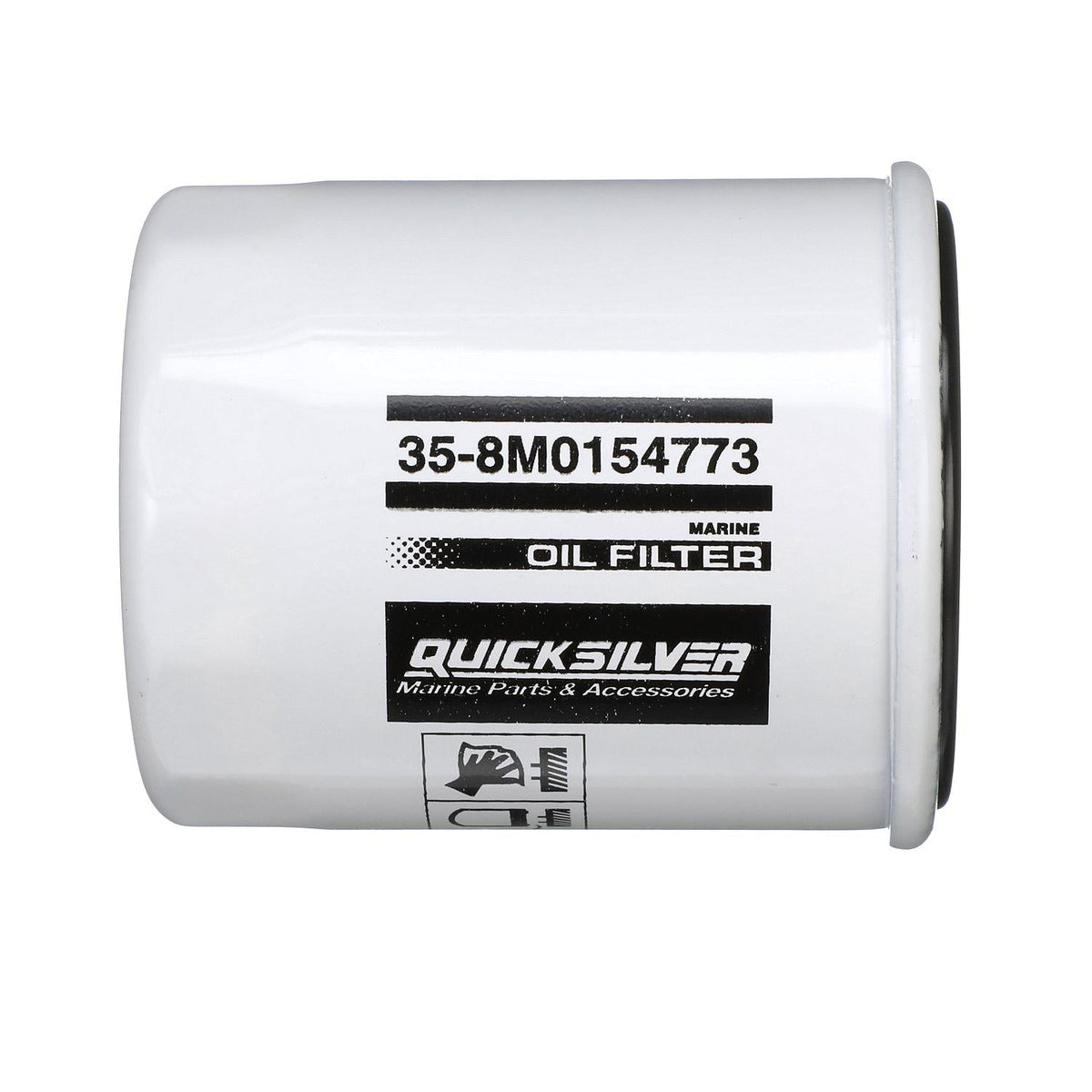 Mercury – Quicksilver 20 Micron Oil Filter | Oil Filtration | Metal Canister | 8M0154773