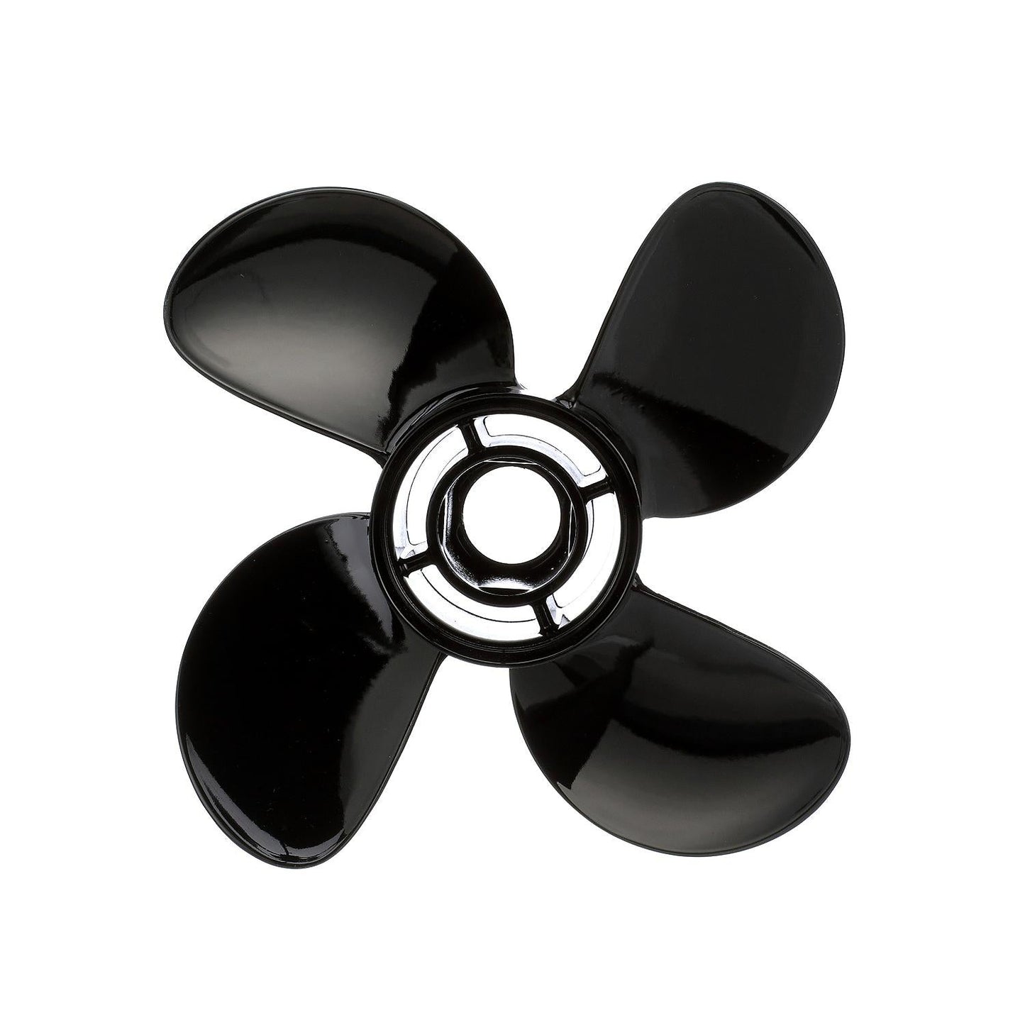 Mercury - Nemesis Quicksilver Propeller - 4-Blade - 25 to 30 HP 4-Stroke (2005 and earlier) - 40 to 60 HP 2-Stroke and 4-Stroke w/ Standard Gearcases - 10.3 Dia. - 13 Pitch - 48-8M8027512