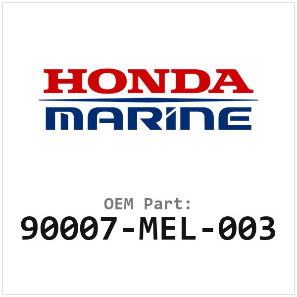 Honda Bout 9×105 (90007-MEL-003)