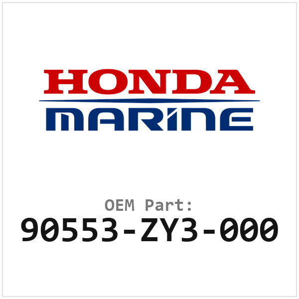 Honda Doorboorde Latoen F 3,00 mm (90553-ZY3-000)
