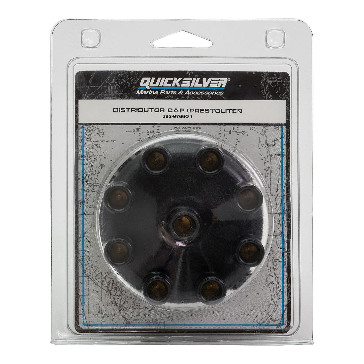 Mercury Mercruiser - Distributor Cap - Fits Ford & GM V-8 Engines with Prestolite Conventional Ignition - 392-9766Q1