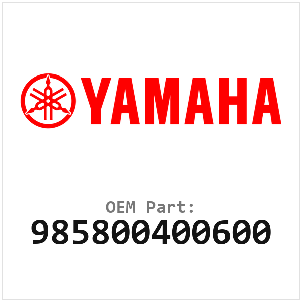 Yamaha Schroef (985800400600)