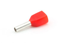 Ripca eindverbinder 2-voudig 2x1,0mm² rood (100) (AEH100X2)