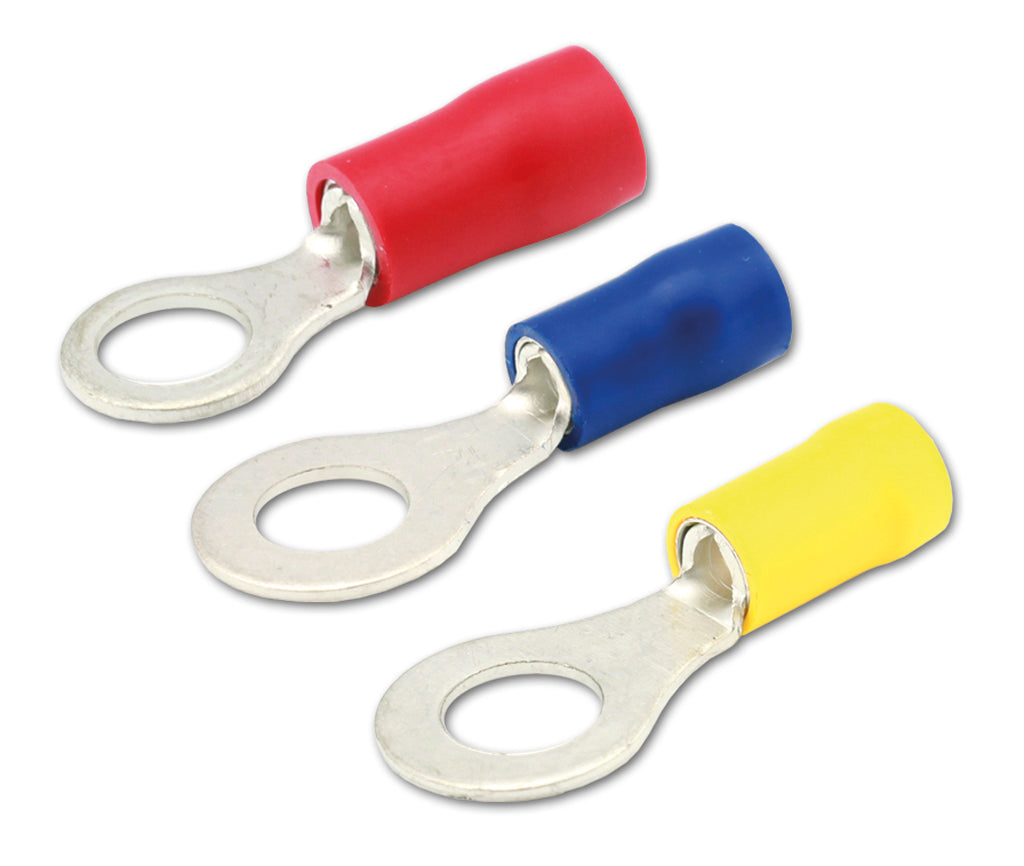 Ripca kabelschoen rood ring M5 vinyl (10) (AMP557RED-BL)