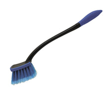 BTC LINE BLUE wasborstel lange steel blauw