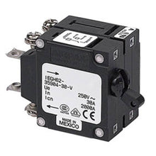 BEP Marine circuit breaker small 20A double pole 230VAC tripcoil (CBS-20A-DP-TC230)