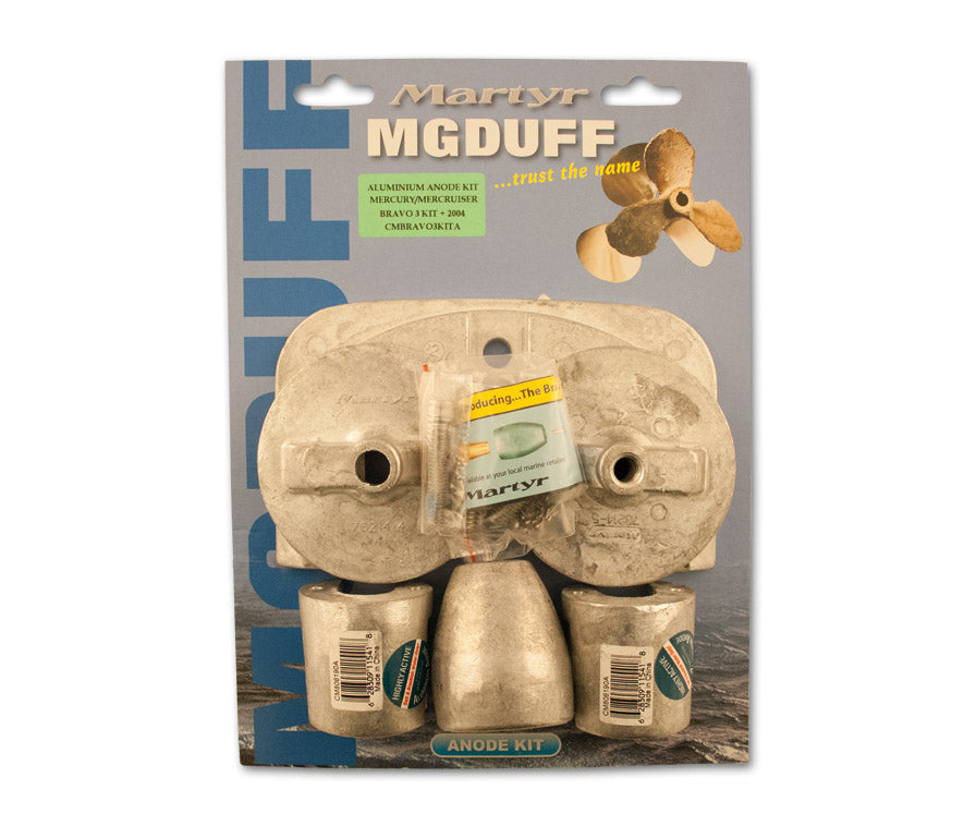MgDuff anodekit aluminium Mercury/Mercruiser Bravo 3 (2004+) (CMBRAVO3KITA)