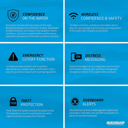 Mercury – 1st Mate Safety & Security System | SmartCraft Single-Engine Kit | 98-8M6007933