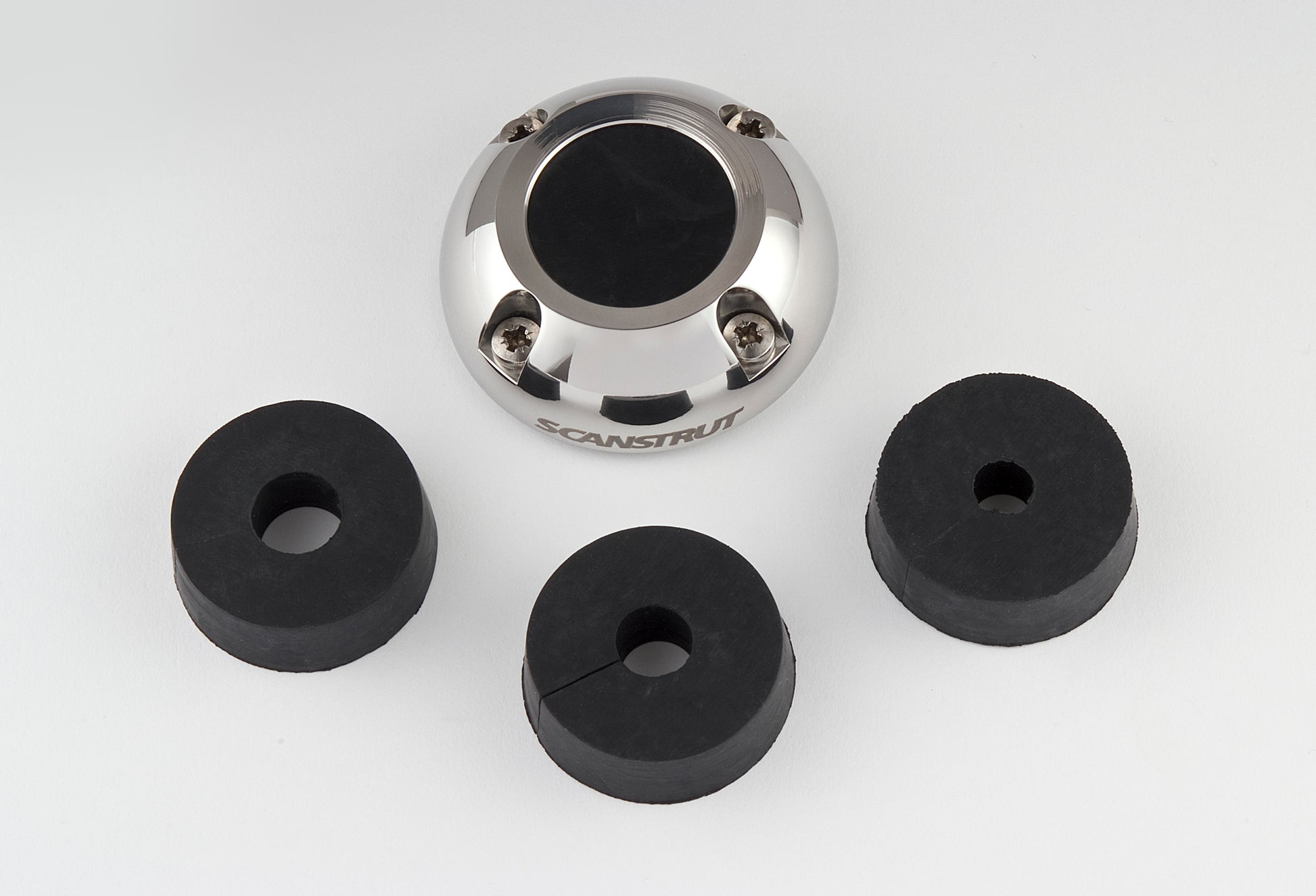 Scanstrut deck seal medium RVS, connector tot ø30 mm, kabel 9-14mm (DS30-S)