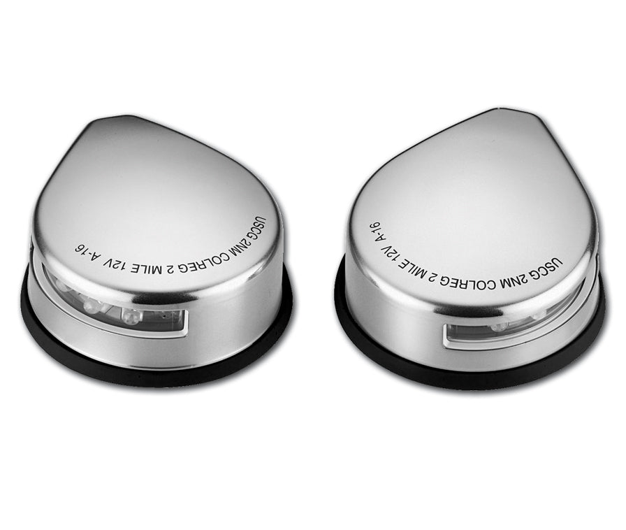 White Label Navigatieverlichting LED set stuurboord/bakboord rvs (EP-9031SS)