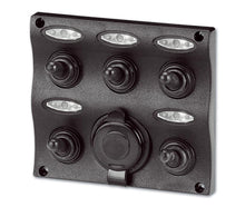 Easterner LED schakelpaneel 12V 5 tuimelaars (EP-91341LED)