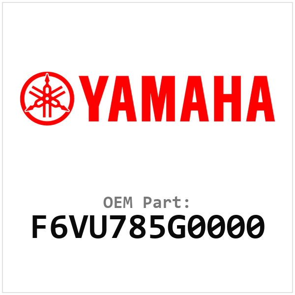 Yamaha OEM F6VU785G0000