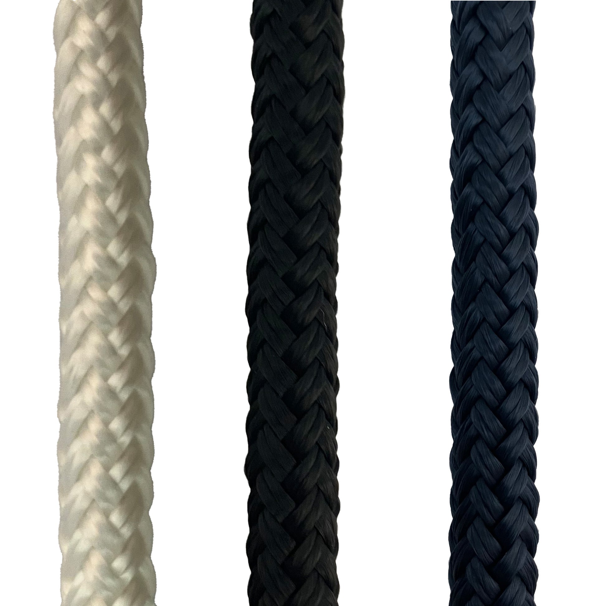 Hollex fenderlijn 10mm zwart 16 strengen L=1,5mtr (2) (FLZ10015PP)