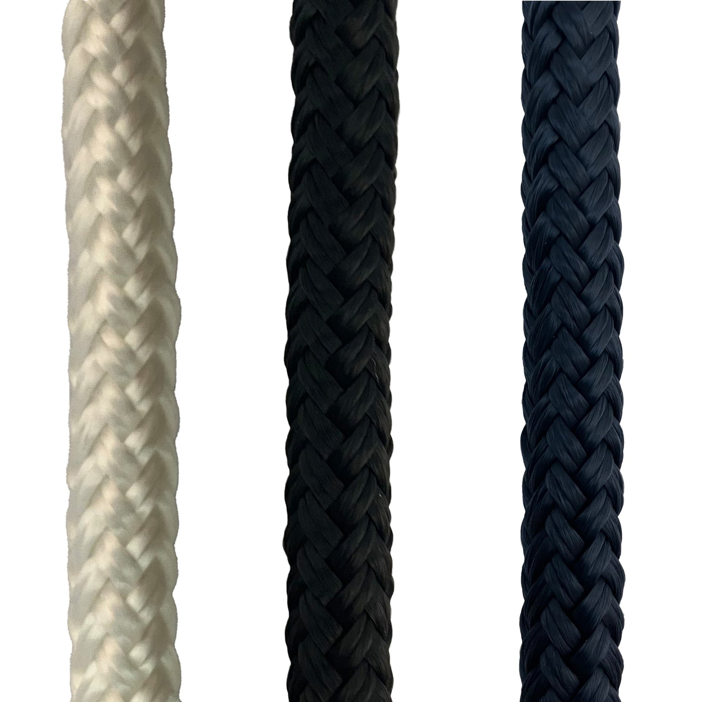 Hollex fenderlijn zwart 12mm 16 strengen L=2,5mtr (2) (FLZ12025PP)