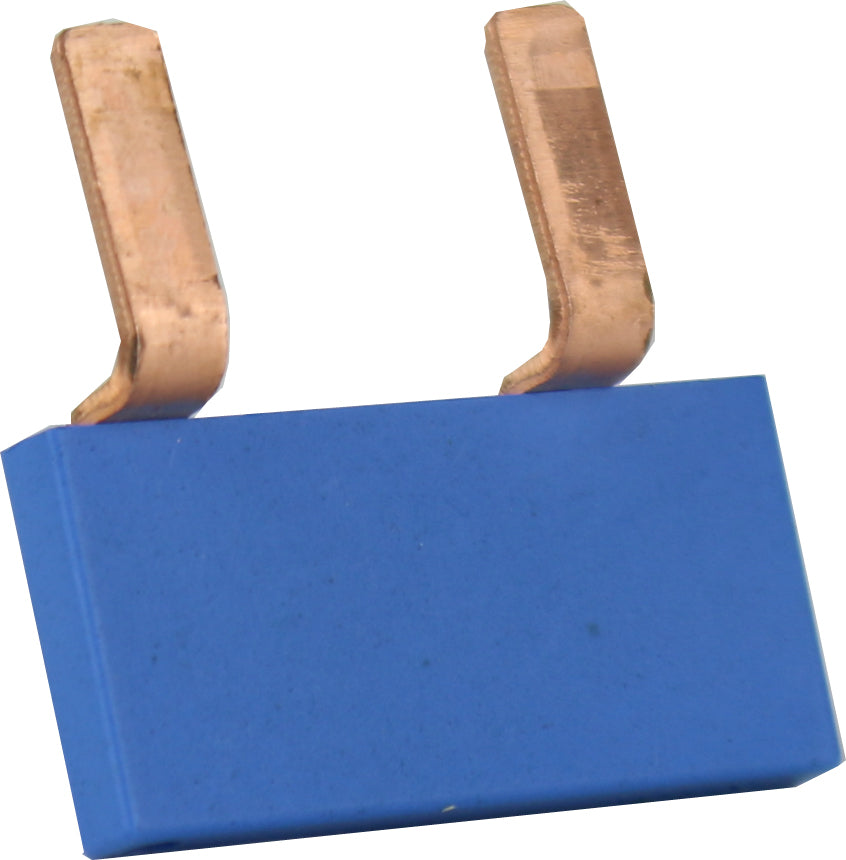 White Label Doorverbinder 2V blauw max. 400V min. 10st (HACDV2B)