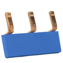 White Label Doorverbinder 3V blauw max. 400V min. 10st (HACDV3B)