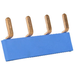 White Label Doorverbinder 4V blauw max. 400V min. 10st (HACDV4B)