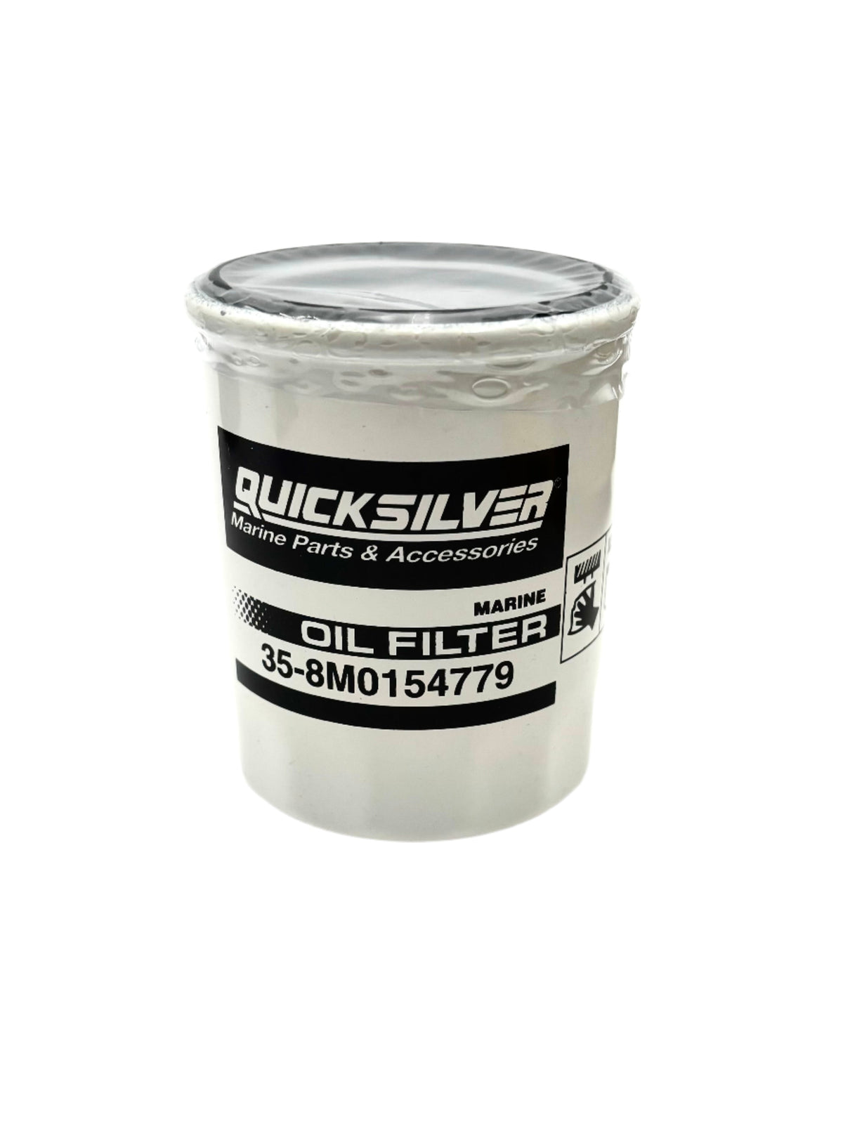 Mercury – Quicksilver 20 Micron Oil Filter | Oil Filtration Series | Metal Canister | 8M0154779