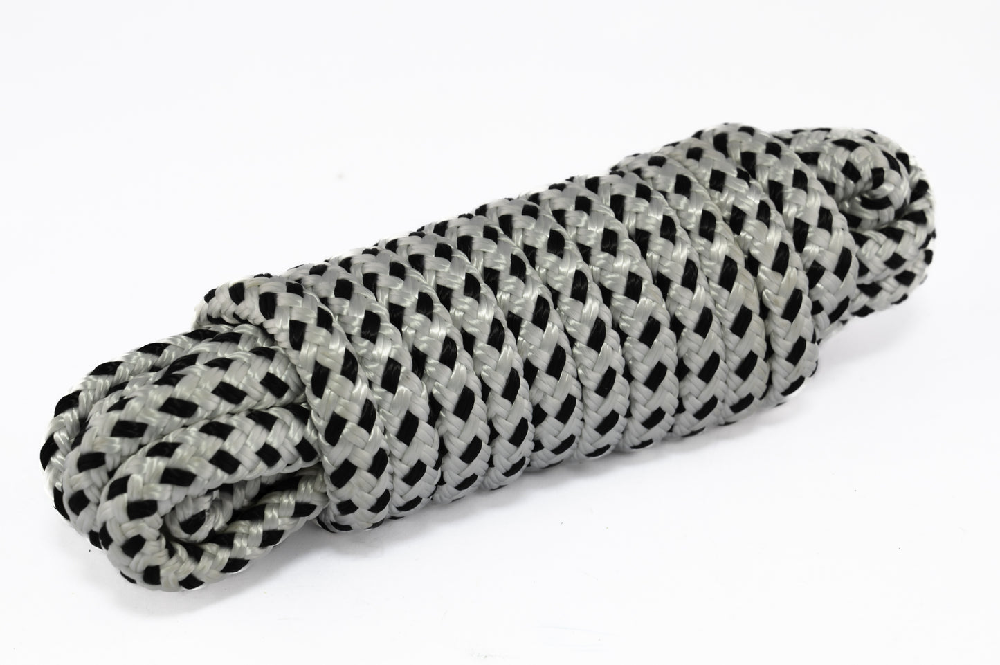 Hollex landvast polyester wit/zwart 14mm 16 strengen L=6mtr (LVW1406POLY)