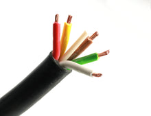 Ripca meeraderige kabel 5x1,5mm² zwart per 25mtr (MK5X1.5RND)
