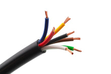 Ripca meeraderige kabel 7x1,5mm² zwart per 25mtr (MK7X1.5RND)