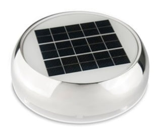 Marinco 3" day/night solar vent - stainless steel (N20803S)