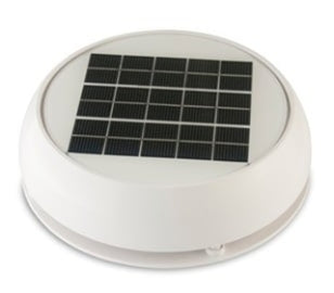 Marinco 3" day/night solar vent - white (N20803W)