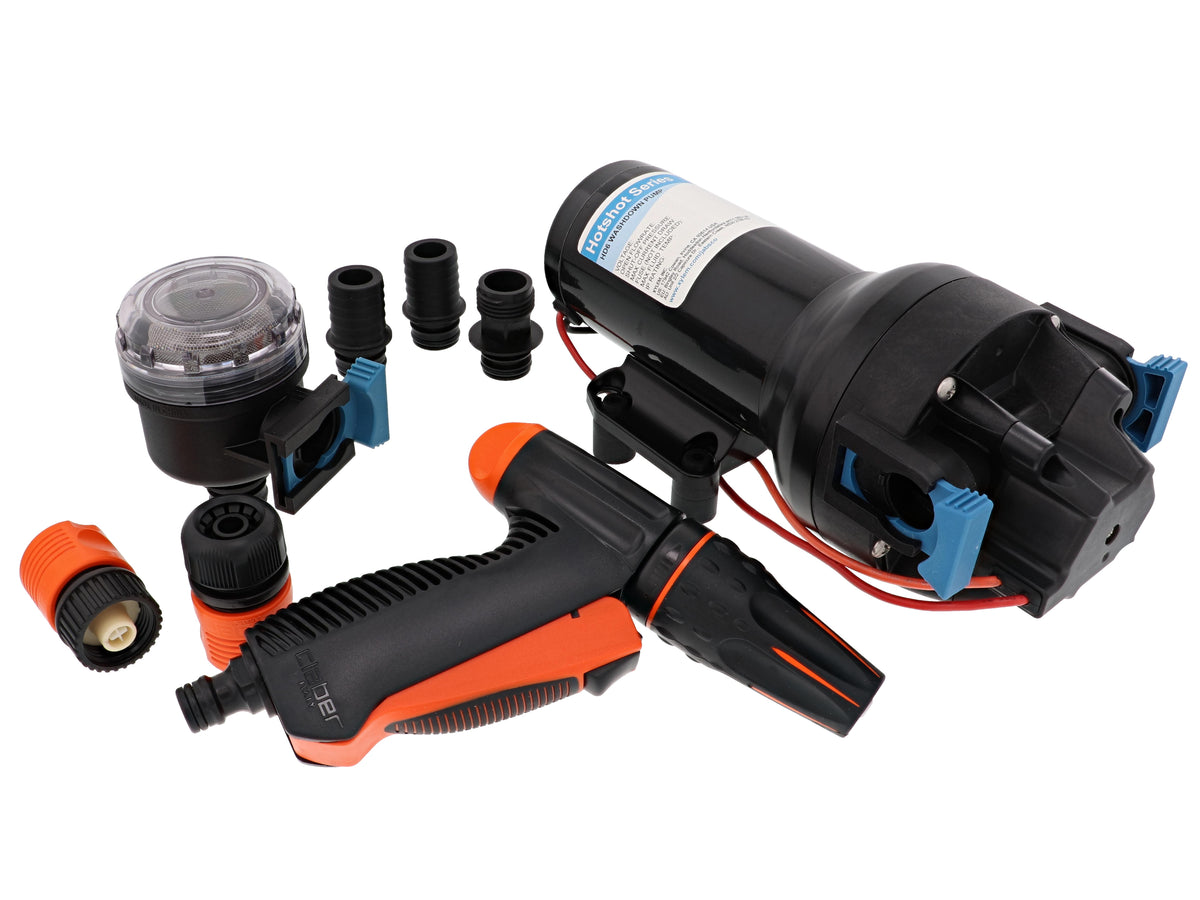 Jabsco dekwaspomp HotShot HD6 24V 23ltr/min 70psi (P602J-219N-3A)