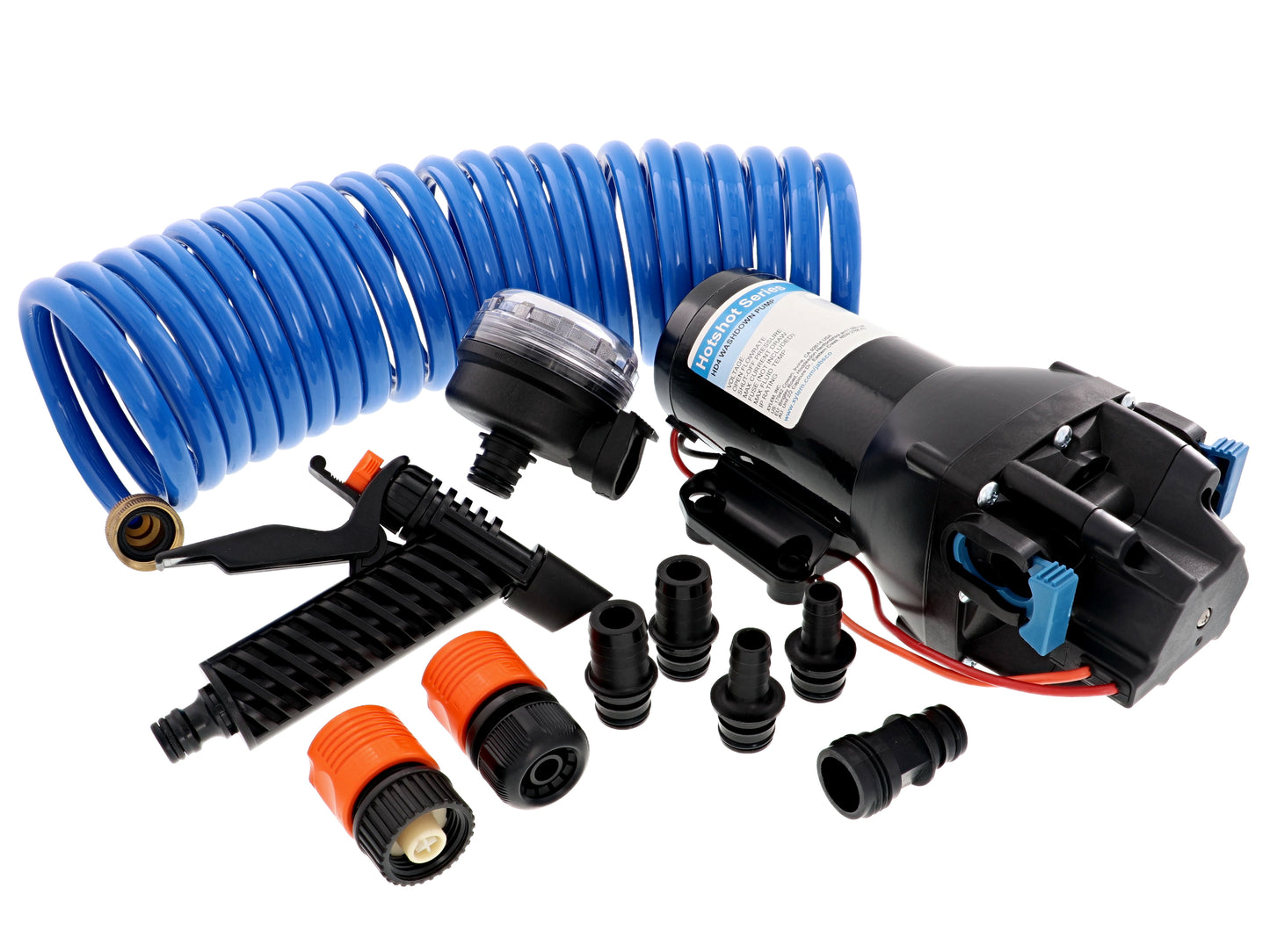 Jabsco dekwaspomp HotShot HD4 12V 15ltr/min 60psi kit (Q401J-118N-4A)