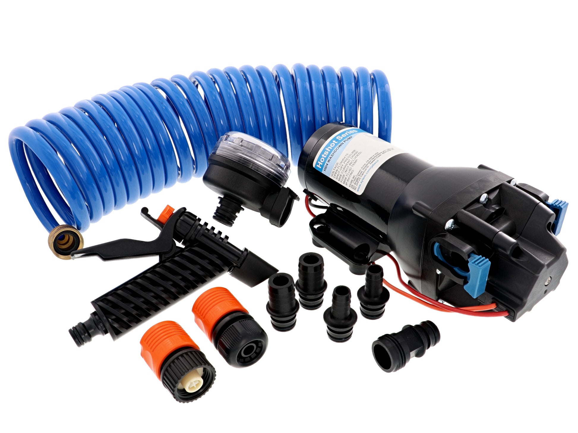 Jabsco dekwaspomp HotShot HD4 12V 15ltr/min 60psi kit (Q401J-118N-4A)