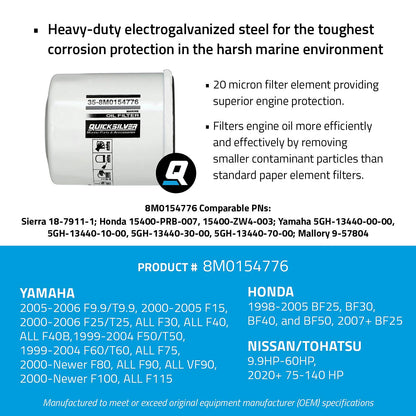 Mercury - WA FILT OIL YAM HONDA NISSAN - 8M0154776
