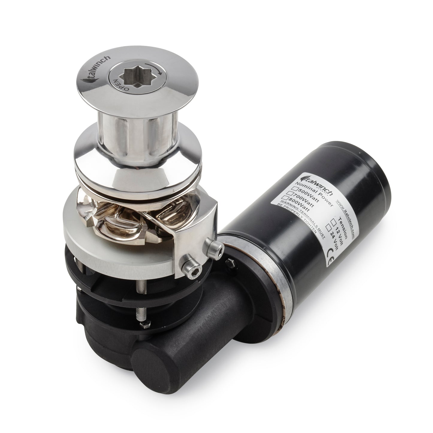 Italwinch SMART R1 ankerlier 12V 700W / ketting 8mm met drum (R10700.1208D)