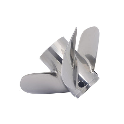 Mercury – Revolution 4 Propeller | 14.6" Diameter x 19" Pitch | Right-Hand Rotation | 4-Blade | Stainless Steel | Polished Finish | 8M0151321