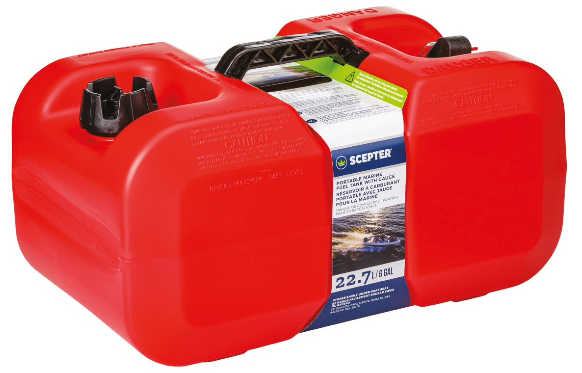 Scepter brandstoftank 22,7ltr / 6 gallon Low Profile (SC-10509)