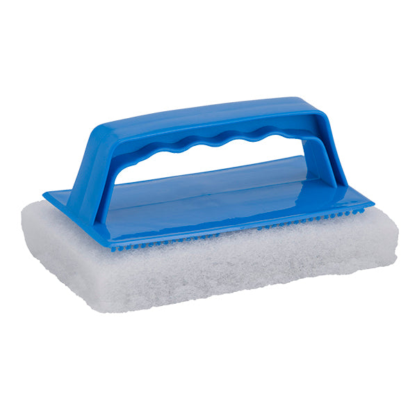 Sjippie scrubbyhouder blauw met pad