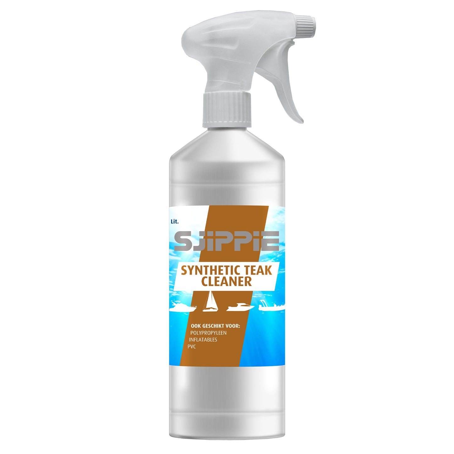 Sjippie synthetic teak cleaner / sprayflacon 1ltr (SJ3018)