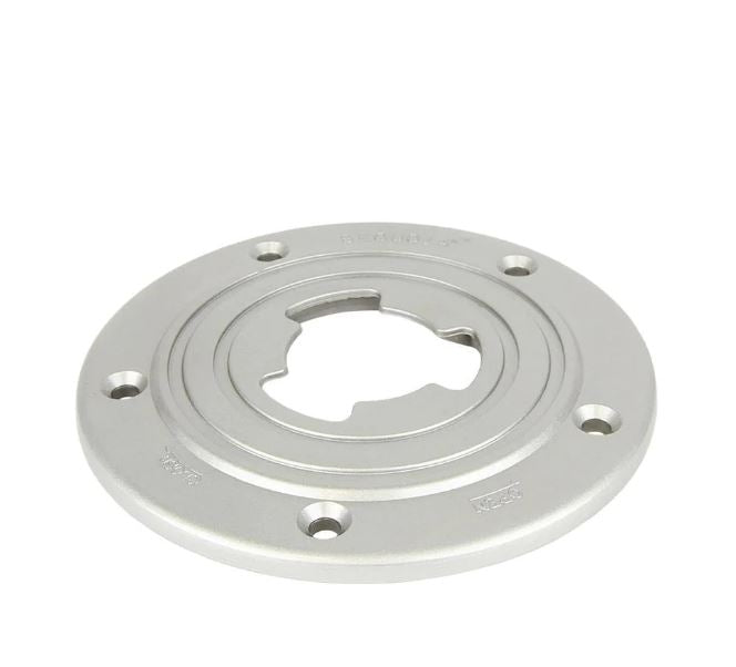 Sequoia 3 onderflens zilver aluminium ø7" (TR4004C-P)