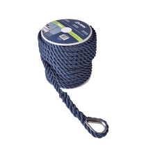 Ankerlijn polyester 12mm 30m navy