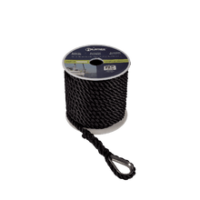 Ankerlijn polyester 10mm 30m zwart