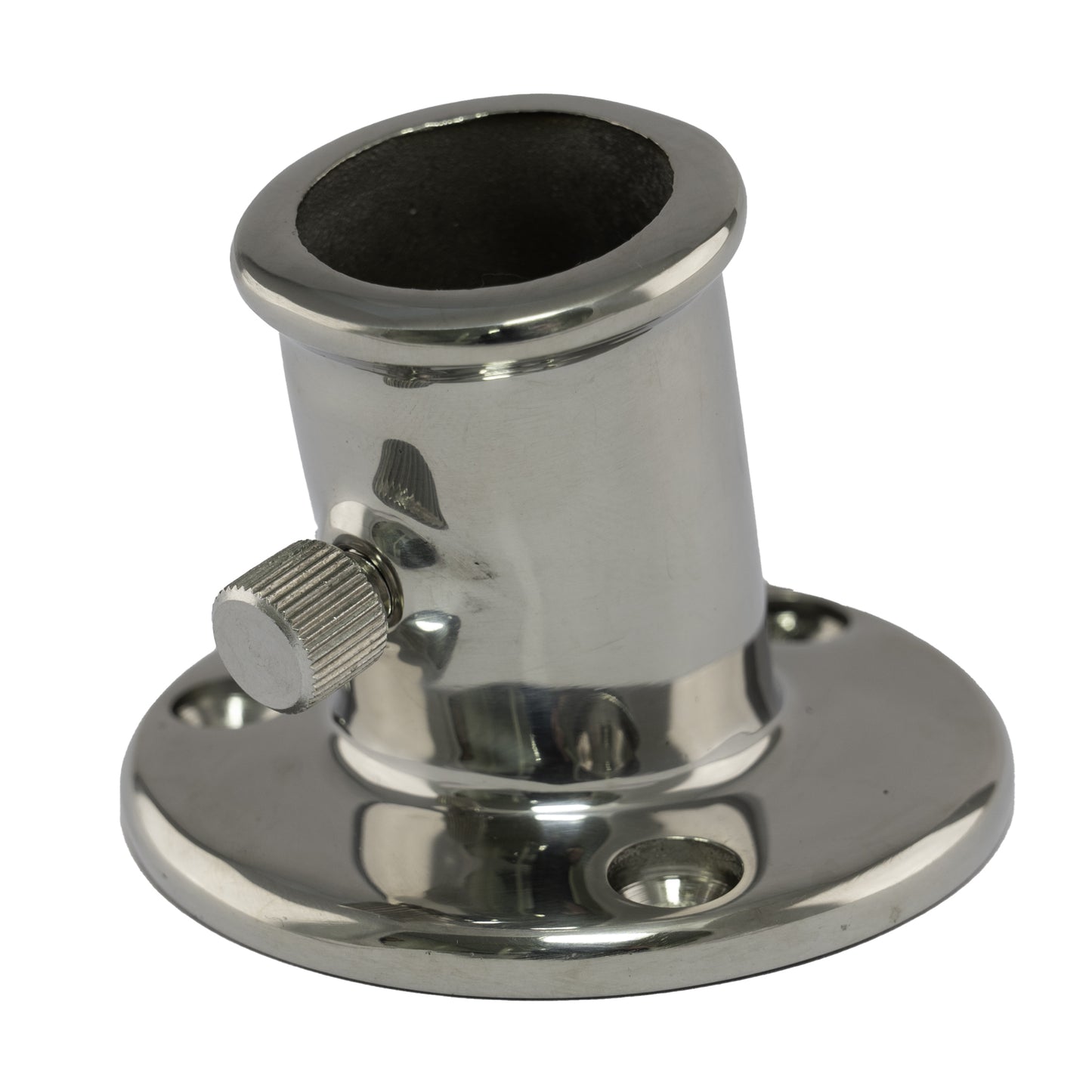 Hollex vlaggenstokhouder 25mm rvs316 10° (VSH25010)