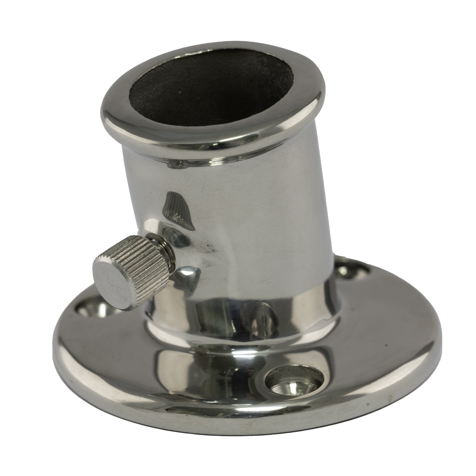 Hollex vlaggenstokhouder 25mm rvs316 10° (VSH25010)