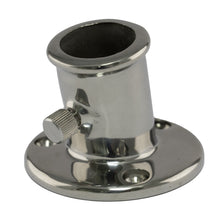 Hollex vlaggenstokhouder 25mm rvs316 10° (VSH25010)