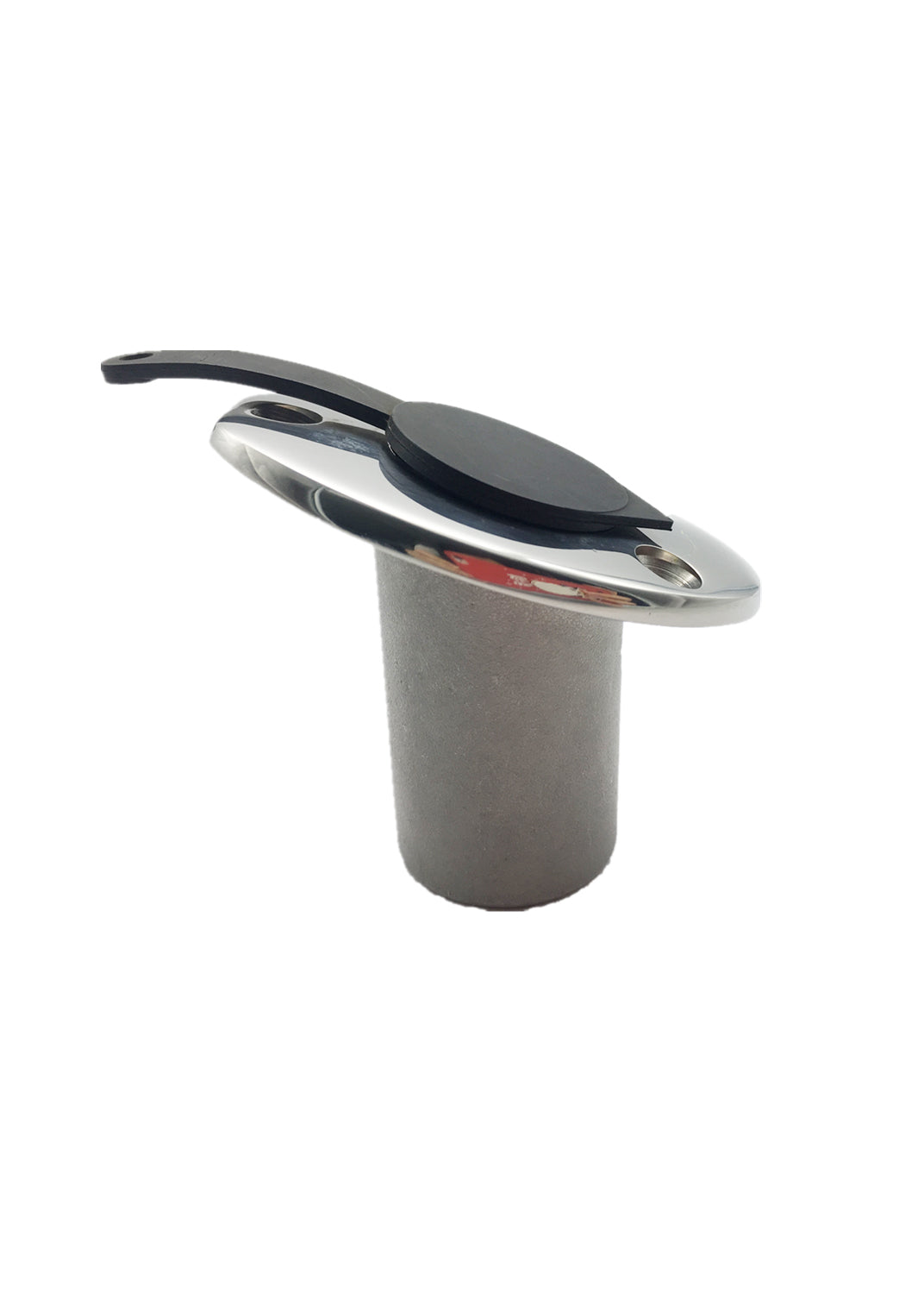 Hollex vlaggenstokhouder 25mm rvs316 inbouw 45° (VSH25045)