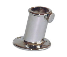White Label Vlaggenstokhouder 25mm opbouw rond 63º (VSH417601)